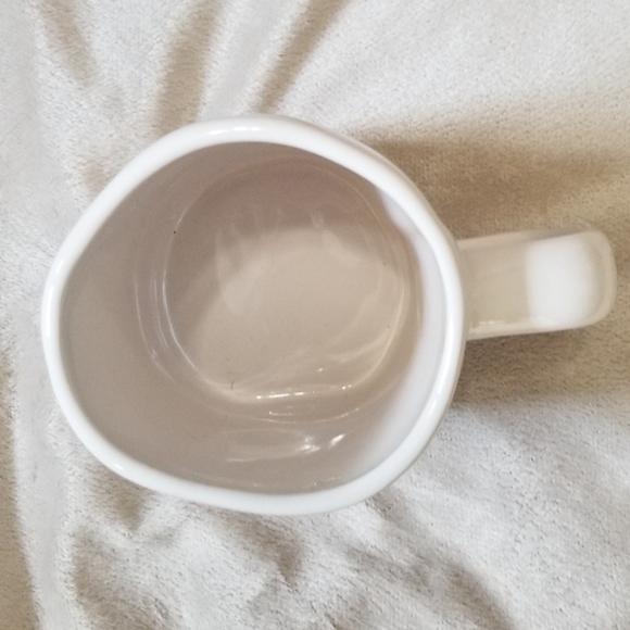 Rae Dunn Hot Cocoa Christmas Holiday Coffee Mug. White w/ Red Letters. - Picture 2 of 4